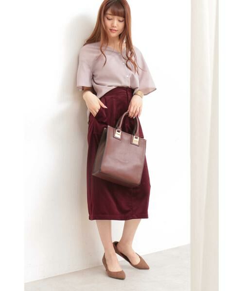 ＊＊N.Natural Beauty Basic / エヌ ナチュラルビューティーベーシック シャツ・ブラウス | Vネックフレアスリーブブラウス | 詳細2