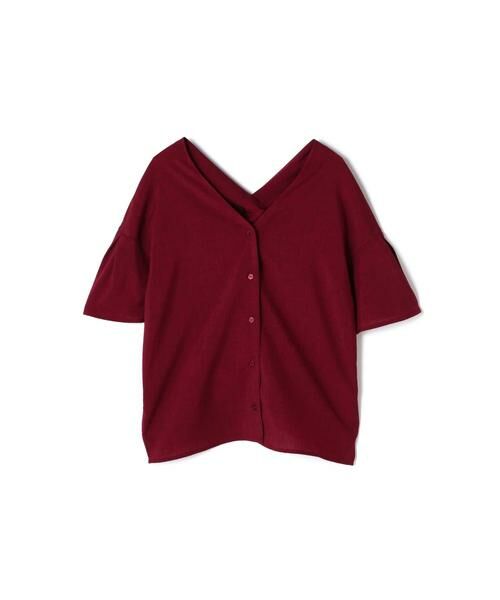 ＊＊N.Natural Beauty Basic / エヌ ナチュラルビューティーベーシック シャツ・ブラウス | Vネックフレアスリーブブラウス | 詳細11