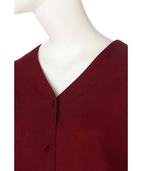 ＊＊N.Natural Beauty Basic / エヌ ナチュラルビューティーベーシック シャツ・ブラウス | Vネックフレアスリーブブラウス | 詳細18