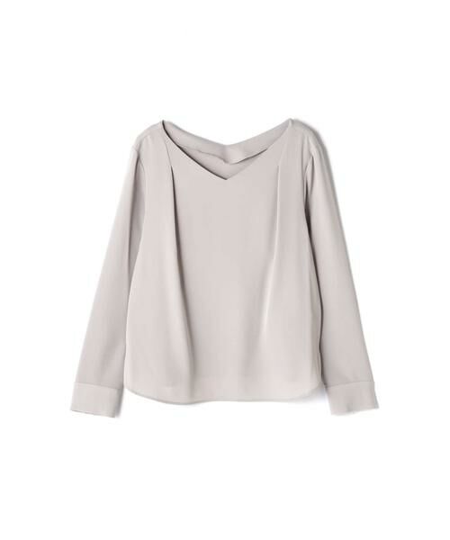 ＊＊N.Natural Beauty Basic / エヌ ナチュラルビューティーベーシック シャツ・ブラウス | タックドレープＶネックブラウス | 詳細8