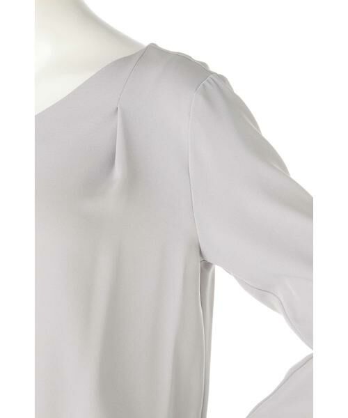 ＊＊N.Natural Beauty Basic / エヌ ナチュラルビューティーベーシック シャツ・ブラウス | タックドレープＶネックブラウス | 詳細17