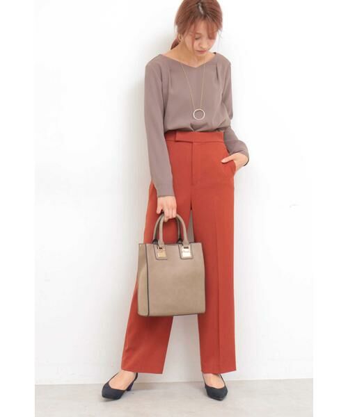 ＊＊N.Natural Beauty Basic / エヌ ナチュラルビューティーベーシック シャツ・ブラウス | タックドレープＶネックブラウス | 詳細22