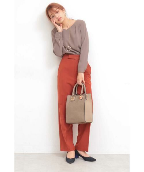 ＊＊N.Natural Beauty Basic / エヌ ナチュラルビューティーベーシック シャツ・ブラウス | タックドレープＶネックブラウス | 詳細23