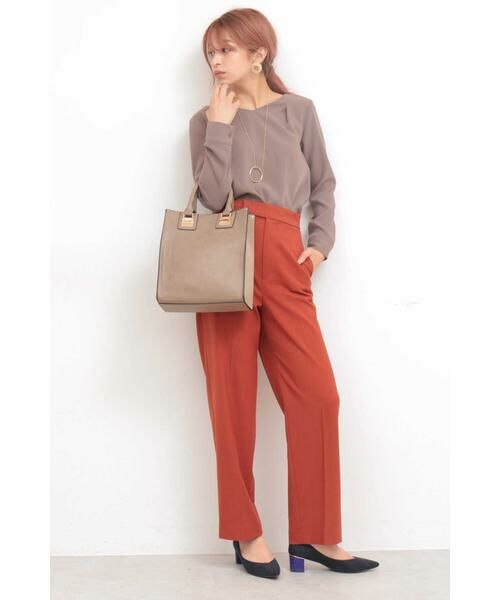 ＊＊N.Natural Beauty Basic / エヌ ナチュラルビューティーベーシック シャツ・ブラウス | タックドレープＶネックブラウス | 詳細24