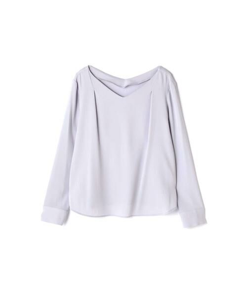 ＊＊N.Natural Beauty Basic / エヌ ナチュラルビューティーベーシック シャツ・ブラウス | タックドレープＶネックブラウス | 詳細28