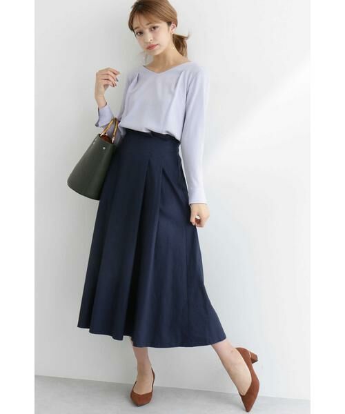 ＊＊N.Natural Beauty Basic / エヌ ナチュラルビューティーベーシック シャツ・ブラウス | タックドレープＶネックブラウス | 詳細30