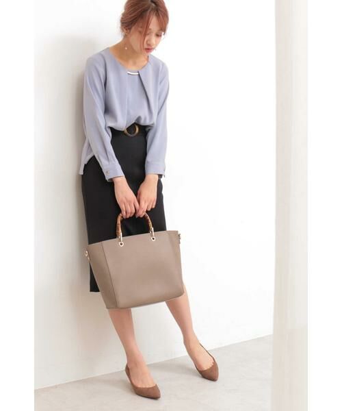 ＊＊N.Natural Beauty Basic / エヌ ナチュラルビューティーベーシック シャツ・ブラウス | パーツ付とろみ長袖ブラウス | 詳細2