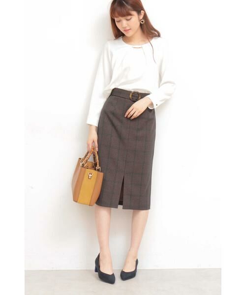 ＊＊N.Natural Beauty Basic / エヌ ナチュラルビューティーベーシック シャツ・ブラウス | パーツ付とろみ長袖ブラウス | 詳細16