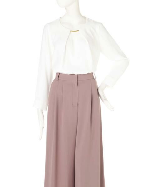 ＊＊N.Natural Beauty Basic / エヌ ナチュラルビューティーベーシック シャツ・ブラウス | パーツ付とろみ長袖ブラウス | 詳細20