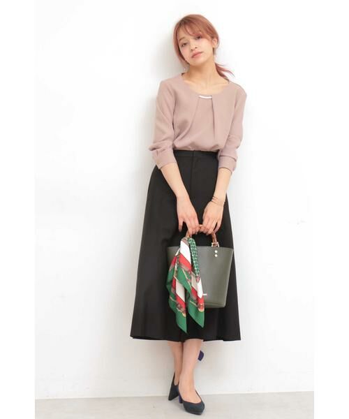 ＊＊N.Natural Beauty Basic / エヌ ナチュラルビューティーベーシック シャツ・ブラウス | パーツ付とろみ長袖ブラウス | 詳細23