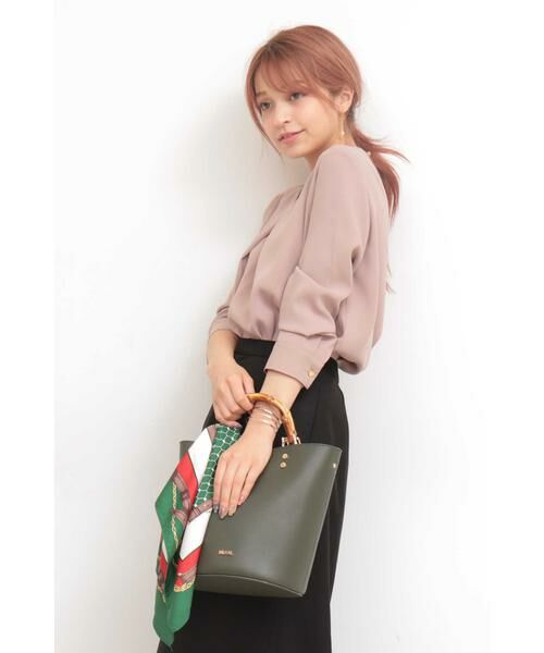 ＊＊N.Natural Beauty Basic / エヌ ナチュラルビューティーベーシック シャツ・ブラウス | パーツ付とろみ長袖ブラウス | 詳細25