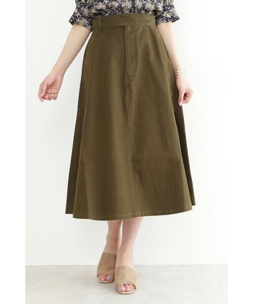 ＊＊N.Natural Beauty Basic / エヌ ナチュラルビューティーベーシック スカート | フレアミモレグルカスカート | 詳細21