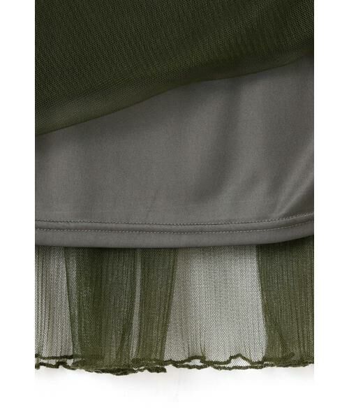 ＊＊N.Natural Beauty Basic / エヌ ナチュラルビューティーベーシック スカート | チュールプリーツマキシスカート | 詳細11