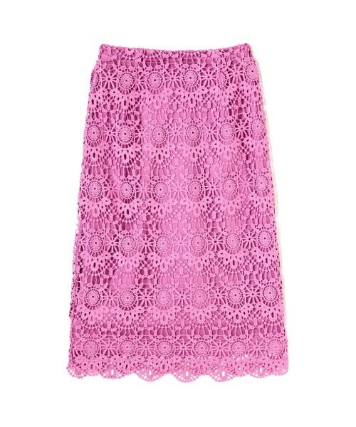 ＊＊N.Natural Beauty Basic / エヌ ナチュラルビューティーベーシック スカート | ケミカルスカラップレーススカート | 詳細1