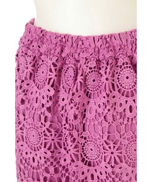 ＊＊N.Natural Beauty Basic / エヌ ナチュラルビューティーベーシック スカート | ケミカルスカラップレーススカート | 詳細10