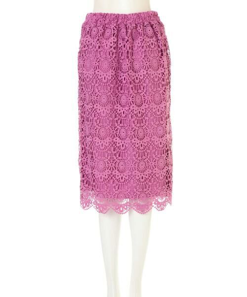 ＊＊N.Natural Beauty Basic / エヌ ナチュラルビューティーベーシック スカート | ケミカルスカラップレーススカート | 詳細6