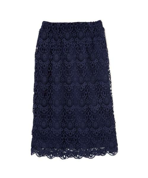 ＊＊N.Natural Beauty Basic / エヌ ナチュラルビューティーベーシック スカート | ケミカルスカラップレーススカート | 詳細12