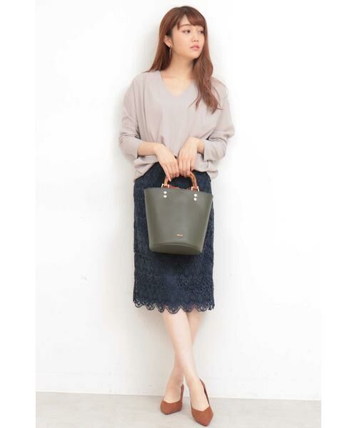 ＊＊N.Natural Beauty Basic / エヌ ナチュラルビューティーベーシック スカート | ケミカルスカラップレーススカート | 詳細13