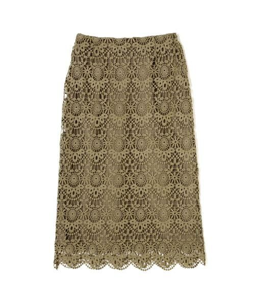 ＊＊N.Natural Beauty Basic / エヌ ナチュラルビューティーベーシック スカート | ケミカルスカラップレーススカート | 詳細17