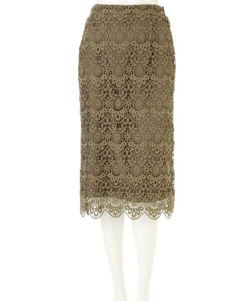 ＊＊N.Natural Beauty Basic / エヌ ナチュラルビューティーベーシック スカート | ケミカルスカラップレーススカート | 詳細21