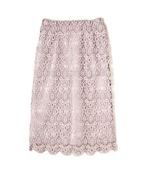 ＊＊N.Natural Beauty Basic / エヌ ナチュラルビューティーベーシック スカート | ケミカルスカラップレーススカート | 詳細24