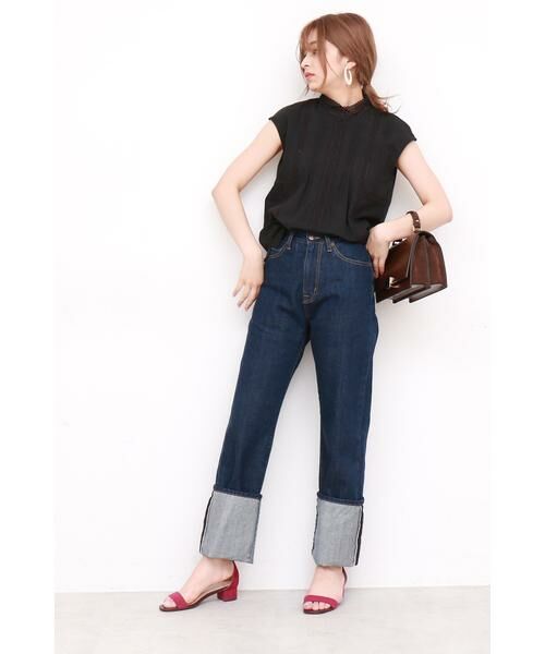 ＊＊N.Natural Beauty Basic / エヌ ナチュラルビューティーベーシック パンツ | ◆ハイウエストセルビッチデニムハイウエストセルビッチデニム | 詳細3