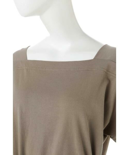 ＊＊N.Natural Beauty Basic / エヌ ナチュラルビューティーベーシック ワンピース | ベルト付ボートネックＴシャツワンピース | 詳細16