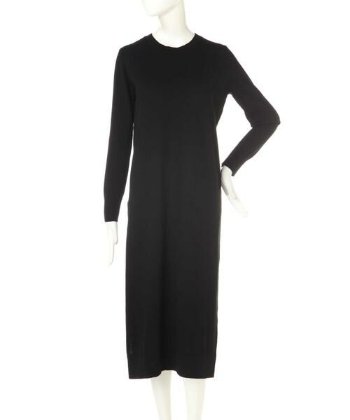 ＊＊N.Natural Beauty Basic / エヌ ナチュラルビューティーベーシック ワンピース | スリットニットワンピース | 詳細4