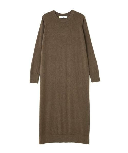 ＊＊N.Natural Beauty Basic / エヌ ナチュラルビューティーベーシック ワンピース | スリットニットワンピース | 詳細6