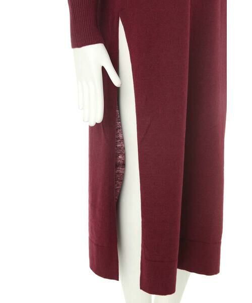 ＊＊N.Natural Beauty Basic / エヌ ナチュラルビューティーベーシック ワンピース | スリットニットワンピース | 詳細23