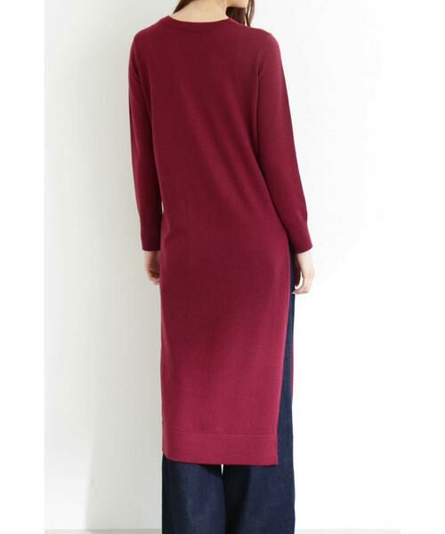 ＊＊N.Natural Beauty Basic / エヌ ナチュラルビューティーベーシック ワンピース | スリットニットワンピース | 詳細15