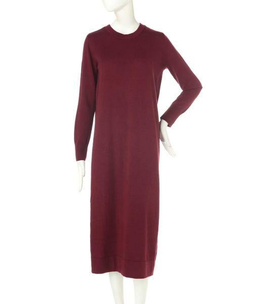 ＊＊N.Natural Beauty Basic / エヌ ナチュラルビューティーベーシック ワンピース | スリットニットワンピース | 詳細17