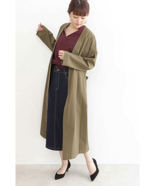 ＊＊N.Natural Beauty Basic / エヌ ナチュラルビューティーベーシック アウター | ◆着流しガウン | 詳細2