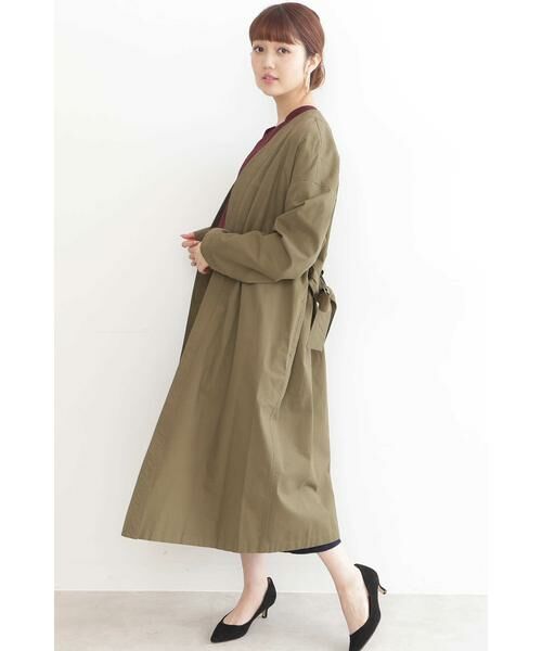 ＊＊N.Natural Beauty Basic / エヌ ナチュラルビューティーベーシック アウター | ◆着流しガウン | 詳細3