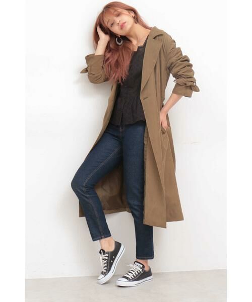 ＊＊N.Natural Beauty Basic / エヌ ナチュラルビューティーベーシック アウター | ピーチナイロンコート | 詳細3