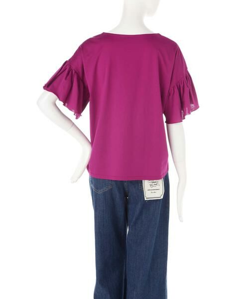 ＊＊N.Natural Beauty Basic / エヌ ナチュラルビューティーベーシック カットソー | シルケットコットンフレアスリーブカットソー | 詳細2