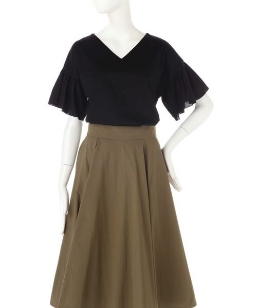 ＊＊N.Natural Beauty Basic / エヌ ナチュラルビューティーベーシック カットソー | シルケットコットンフレアスリーブカットソー | 詳細8