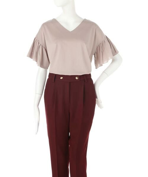 ＊＊N.Natural Beauty Basic / エヌ ナチュラルビューティーベーシック カットソー | シルケットコットンフレアスリーブカットソー | 詳細10