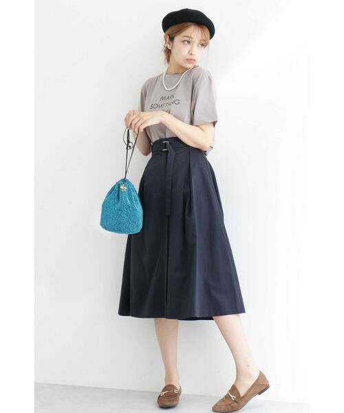 ＊＊N.Natural Beauty Basic / エヌ ナチュラルビューティーベーシック カットソー | シルケットロゴTシャツ | 詳細8