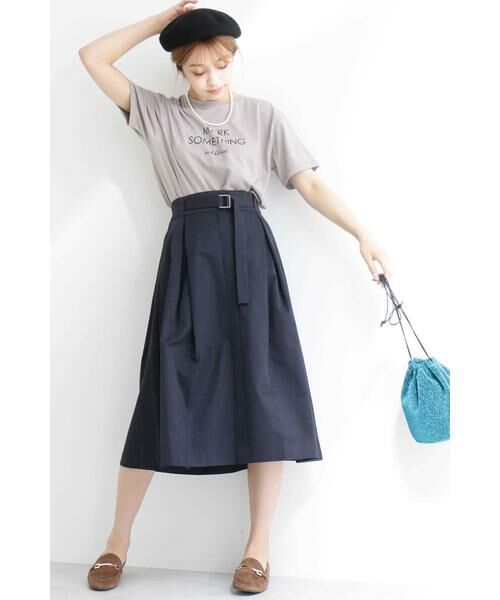 ＊＊N.Natural Beauty Basic / エヌ ナチュラルビューティーベーシック カットソー | シルケットロゴTシャツ | 詳細9