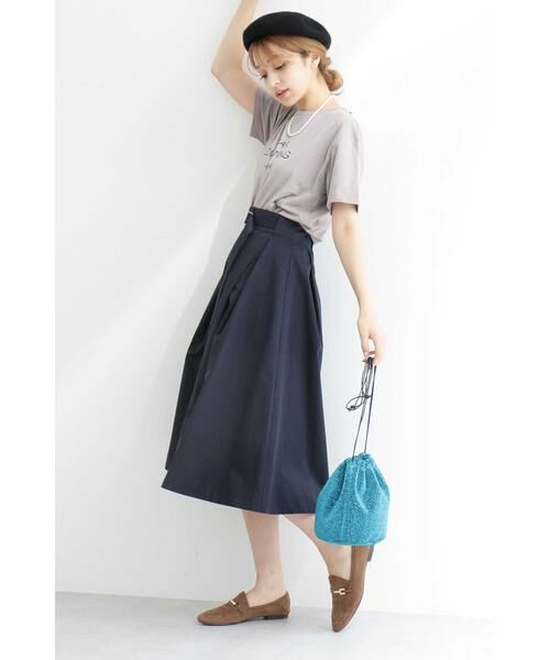 ＊＊N.Natural Beauty Basic / エヌ ナチュラルビューティーベーシック カットソー | シルケットロゴTシャツ | 詳細10