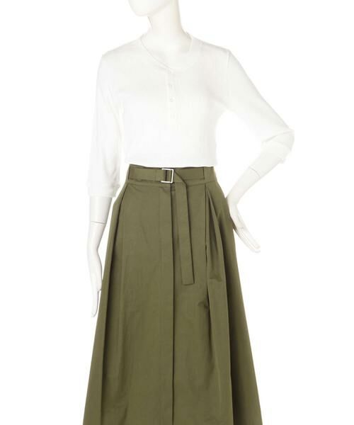 ＊＊N.Natural Beauty Basic / エヌ ナチュラルビューティーベーシック カットソー | ワッフルヘンリーネックカットソー | 詳細3