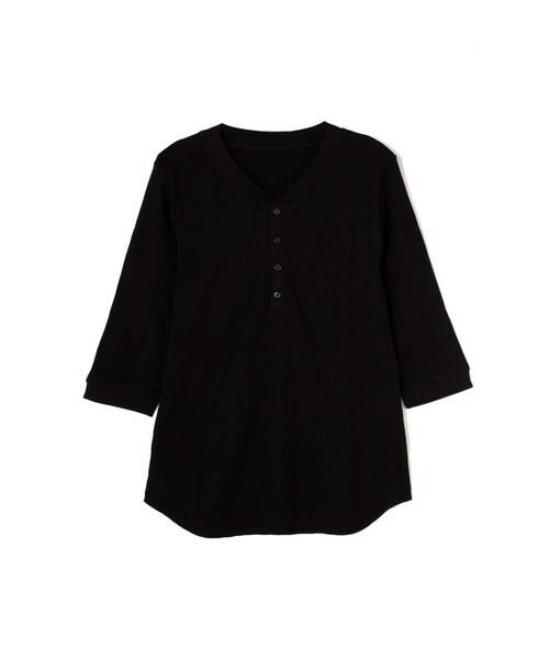 ＊＊N.Natural Beauty Basic / エヌ ナチュラルビューティーベーシック カットソー | ワッフルヘンリーネックカットソー | 詳細5