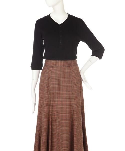 ＊＊N.Natural Beauty Basic / エヌ ナチュラルビューティーベーシック カットソー | ワッフルヘンリーネックカットソー | 詳細9