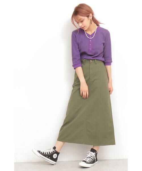 ＊＊N.Natural Beauty Basic / エヌ ナチュラルビューティーベーシック カットソー | ワッフルヘンリーネックカットソー | 詳細12