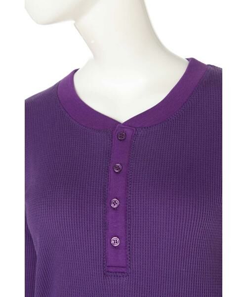 ＊＊N.Natural Beauty Basic / エヌ ナチュラルビューティーベーシック カットソー | ワッフルヘンリーネックカットソー | 詳細18