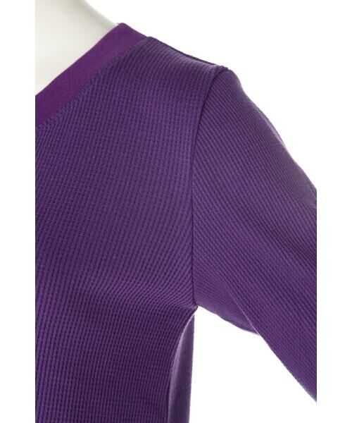 ＊＊N.Natural Beauty Basic / エヌ ナチュラルビューティーベーシック カットソー | ワッフルヘンリーネックカットソー | 詳細19