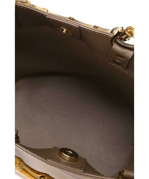 ＊＊N.Natural Beauty Basic / エヌ ナチュラルビューティーベーシック ショルダーバッグ | ファー巾着2Wayバンブーショルダーバッグ | 詳細4