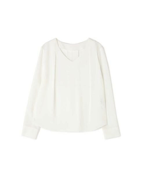 ＊＊N.Natural Beauty Basic / エヌ ナチュラルビューティーベーシック シャツ・ブラウス | タックドレープVネックブラウス | 詳細3