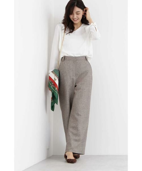 ＊＊N.Natural Beauty Basic / エヌ ナチュラルビューティーベーシック シャツ・ブラウス | タックドレープVネックブラウス | 詳細5